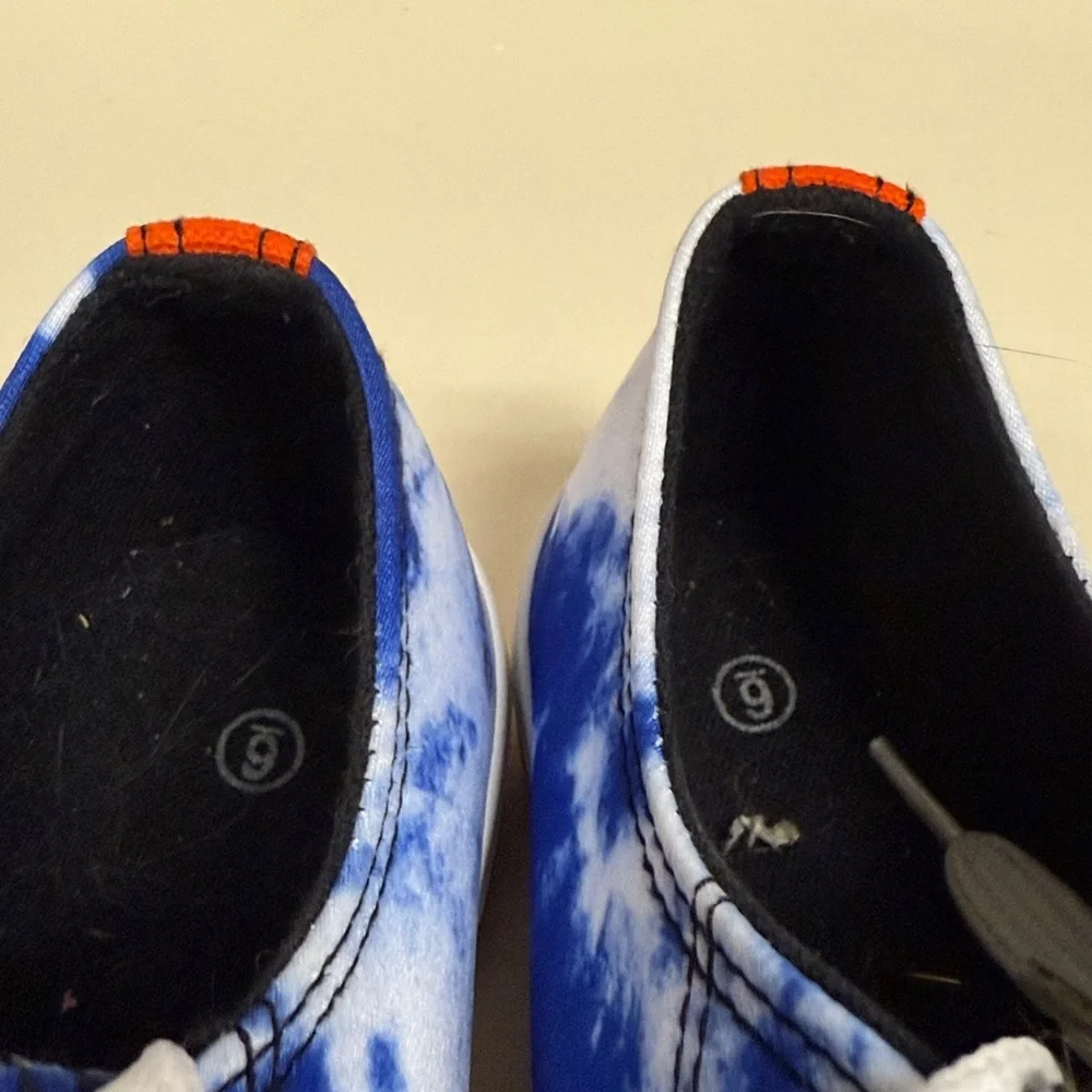 💥MLB NEW YORK METS WOMENS LOW TOP TIE-DYE CANVAS SHOE SIZE: 6 ATHLETIC SHOES